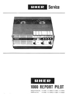 Uher 1000-Report-Pilot - Service Manual-0